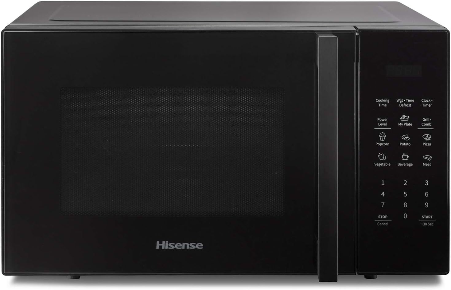 Hisense Electronic Microwave Oven Capacity 23 L Power 800 W Grill Power 1000 W LED Display Touch Control Black