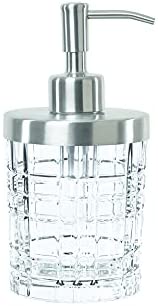 Spiegelau & Nachtmann Square Lotion Dispenser, Crystal Glass, Transparent, 