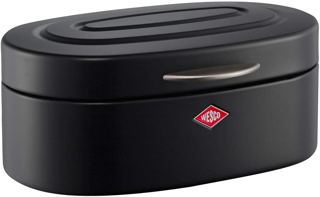 Wesco 236 101-73 Single Elly Bread Bin Stainless Steel Black