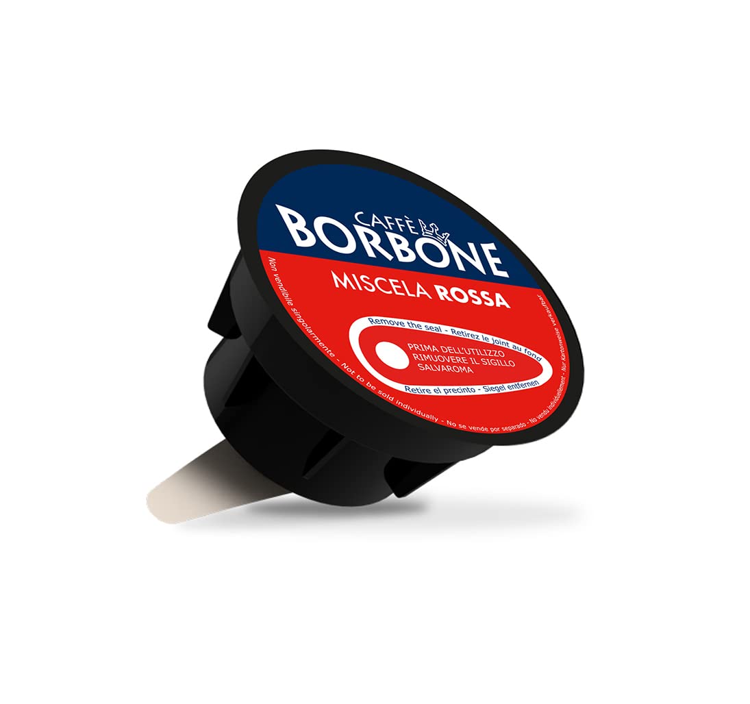 Caffè Borbone Coffee Red Blend 90 capsules (6 packs of 15) - Compatible with Nescafé®* Dolce Gusto®* Machines