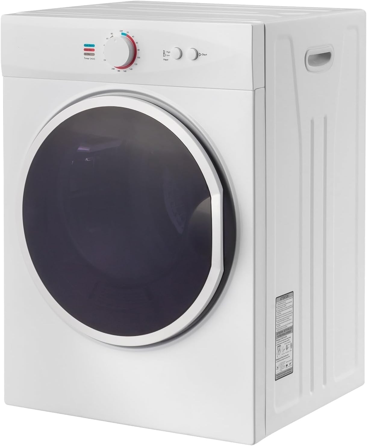 LEADZM Mini Tumble Dryer Electric Dryer Exhaust Dryer 3 kg 40 L 900 W 3 Drying Modes