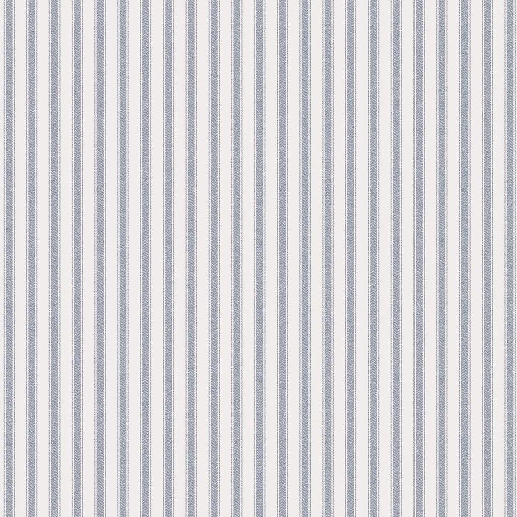 BorasTapeter Marstrand 2953 Non-Woven Wallpaper 1 Cm Double Stripes Blue On White