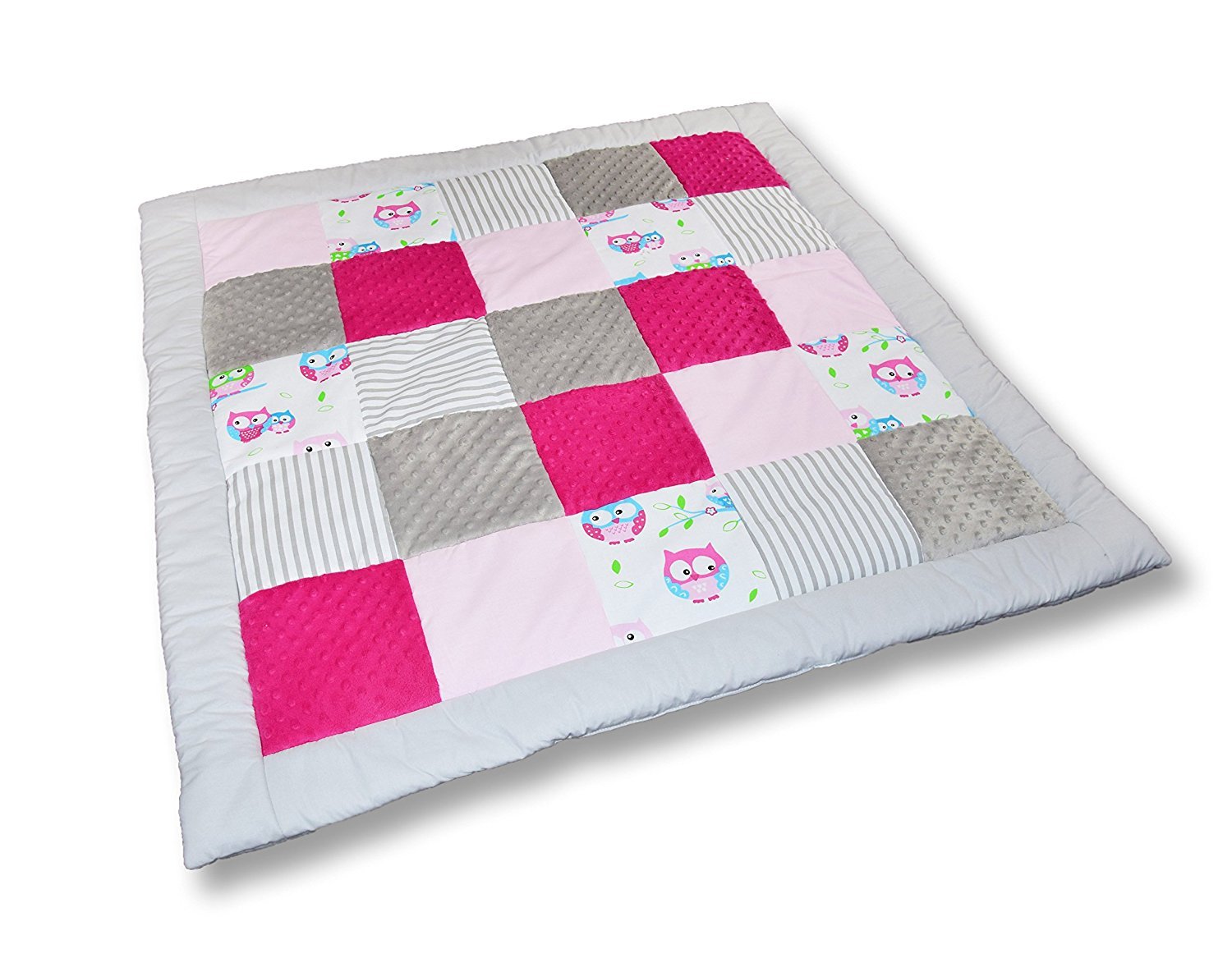 Amilian Patchwork Crawling Blanket Play Mat Blanket (M011)