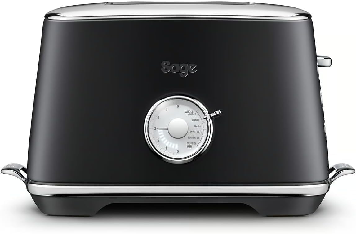 Sage - Toast Select Luxe - 2-slice toaster with LED countdown display - With lift function, 6 settings, adjustable browning level - 840-1000 W, easy cleaning - Black truffle