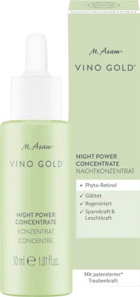 M. Asam night cream concentrate Vino Gold, 30 ml