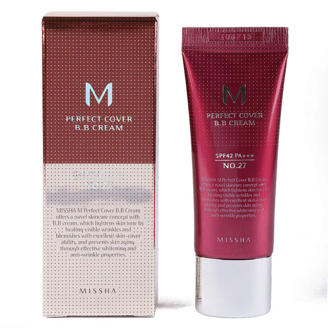 MISSHA M Perfect Cover Bb Cream Spf42 No. 27 / Honey Beige 20 ml