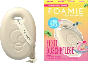 FOAMIE Solid shower gel summer shower, sun milk scent & sunflower oil, 80 g