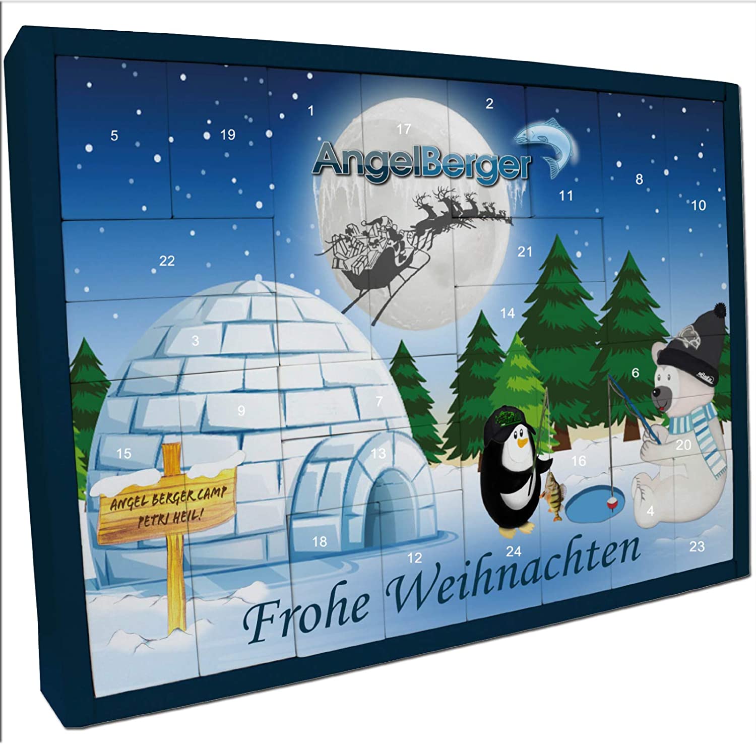 Angel-Berger Advent Calendar, Christmas Calendar, Fishing Calendar
