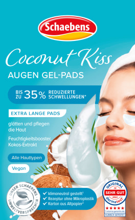 Schaebens Eye gel pads Coconut Kiss (1 pair), 2 pcs