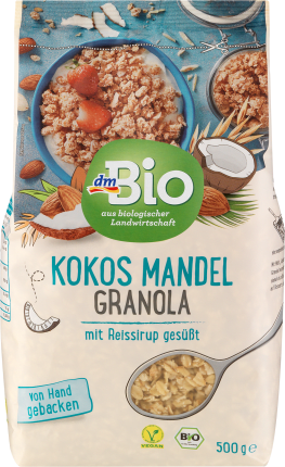 dmBio Knuspermüsli Kokos Mandel Granola, 500 g