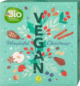 dmBio Advent calendar 2023 Wonderful vegan christmas, 1 st