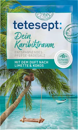 tetesept Bath salt Your Caribbean dream, 60 g