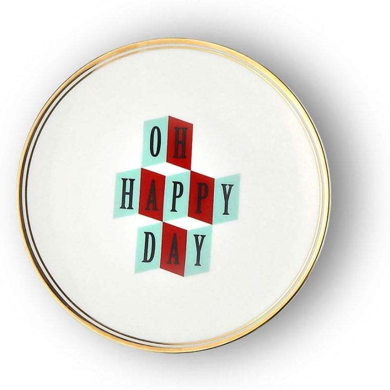 BITOSSI Home & Funky Table LA COMPOSTA 17 cm OH Happy Day Plate