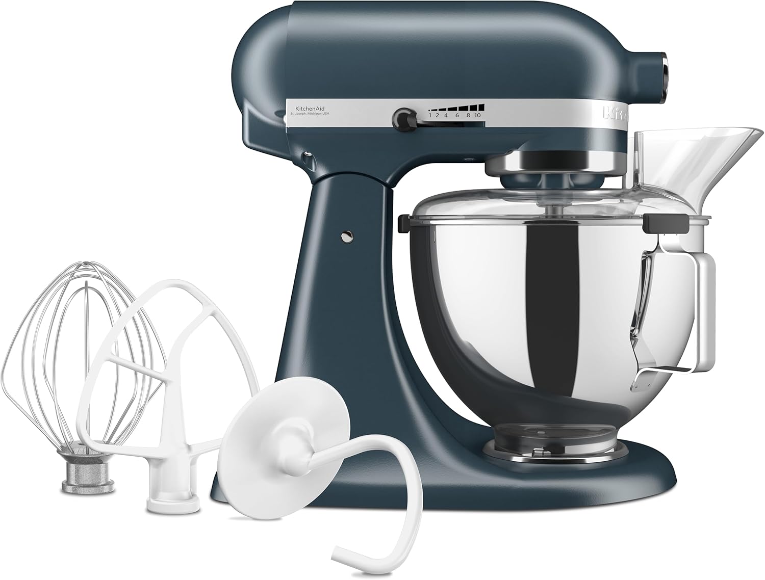 KitchenAid Stand Mixer 5KSM95PSBBS, 4.3 L, Tilt Head, Metal, Blue Steel