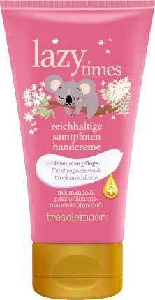 treaclemoon hand cream lazy times with almond oil & shea butter, 75 ml