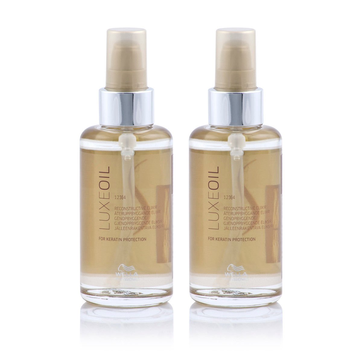 Wella Professionals Wella Luxeoil For Kertain Hair Protection 100 ml With Wooden Comb