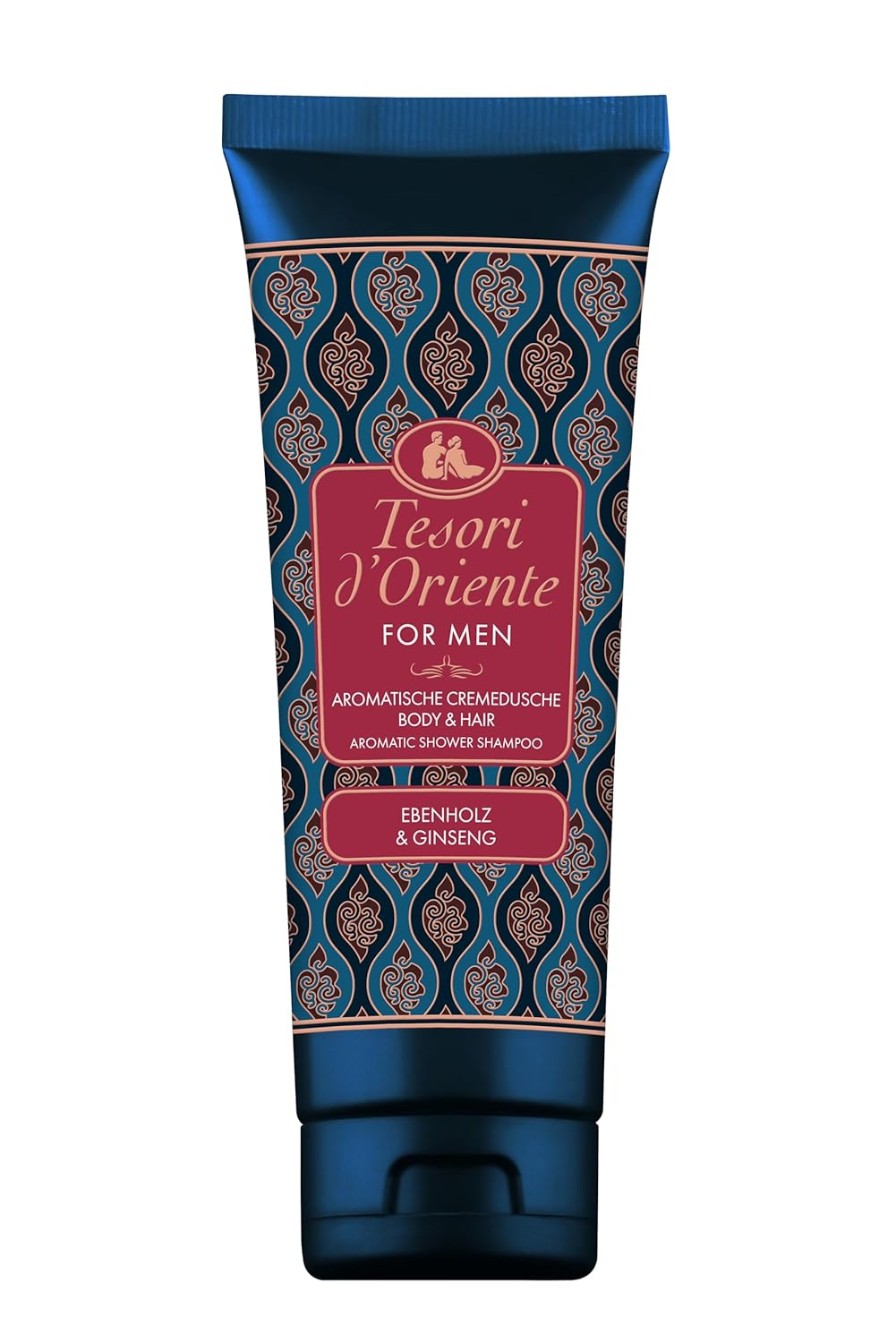 Tesori d'Oriente Tesori d\'Oriente Cream Shower Body & Hair \'Ebony and Ginseng\' for Men, Aromatic Cream Shower for Body and Hair Care, Ritual for Body and Senses, 250 ml