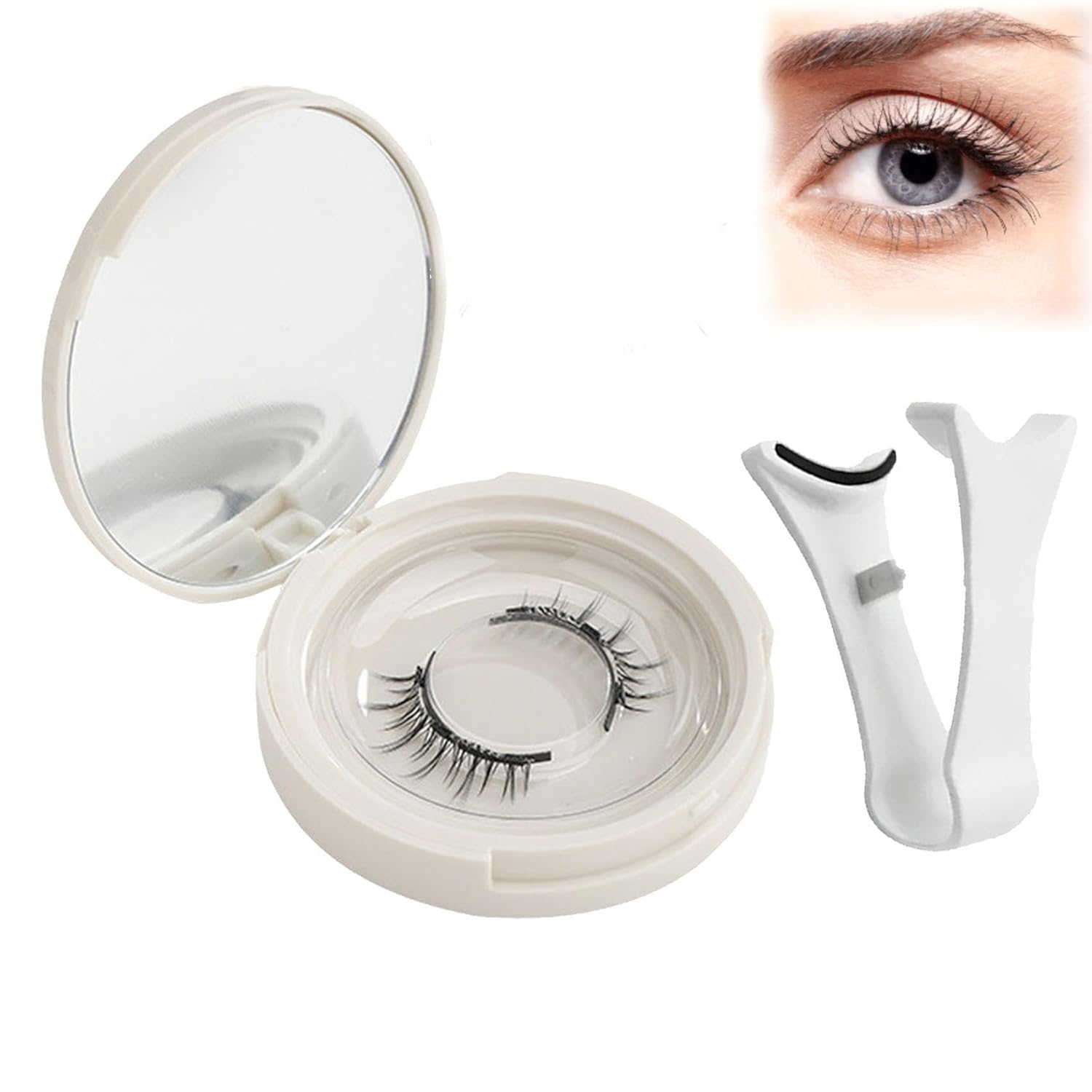 Generic Magnetic Ginani Eyelashes, Ginani Magnetic Eyelashes with Applicator, Ginani Magnetic Eyelashes, Ginani Magnetic Eyelashes with Applicator (Simple)