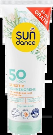 SUNDANCE Sensitive sun cream SPF 50 filler, 125 ml