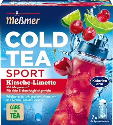 Meßmer Cold Tea Sport Cherry-Lime (14 tea bags), 38.5 g