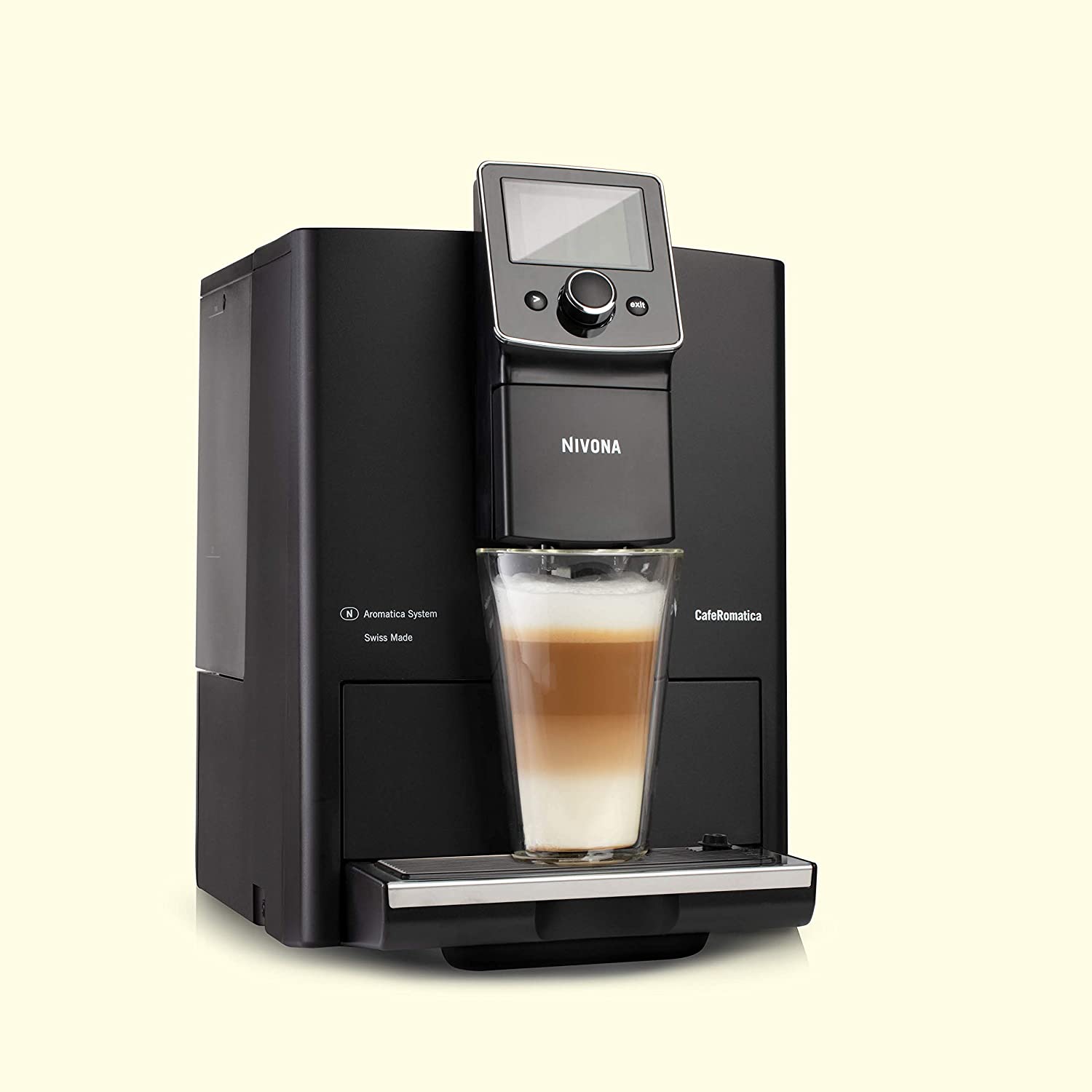 Nivona NICR 820 Espresso Machine 1.8 L Semi-Car NICR 820, Espresso Machine, 1.8 L, Coffee Beans, Built-in Grinder, 1465 W, Black