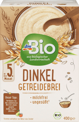 dmBio Cereal porridge Organic spelt from the 5th month, 2x200g, 400 g