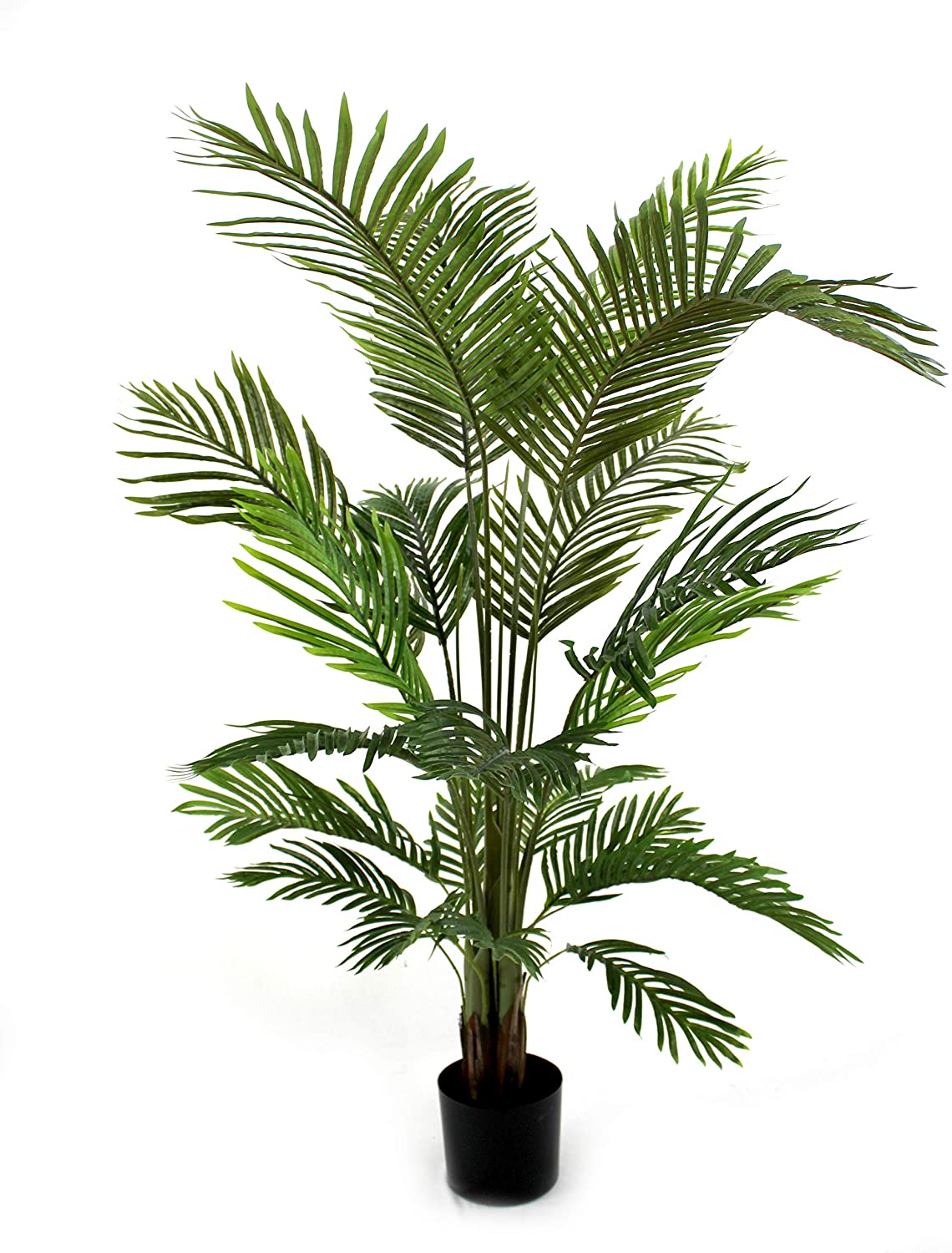 DARO DEKO Daro Deco Artificial Plant Areca Palm In Black Pot