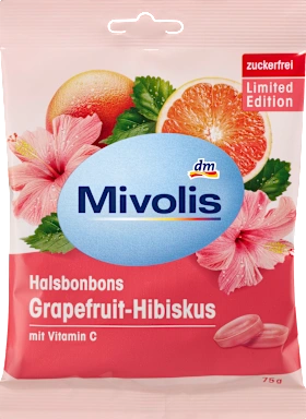 Mivolis Candy, grapefruit hibiscus, 75 g