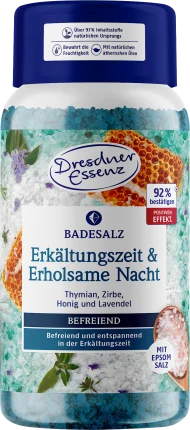 Dresdner Essenz Bathing salt cold time & relaxing night, 600 g