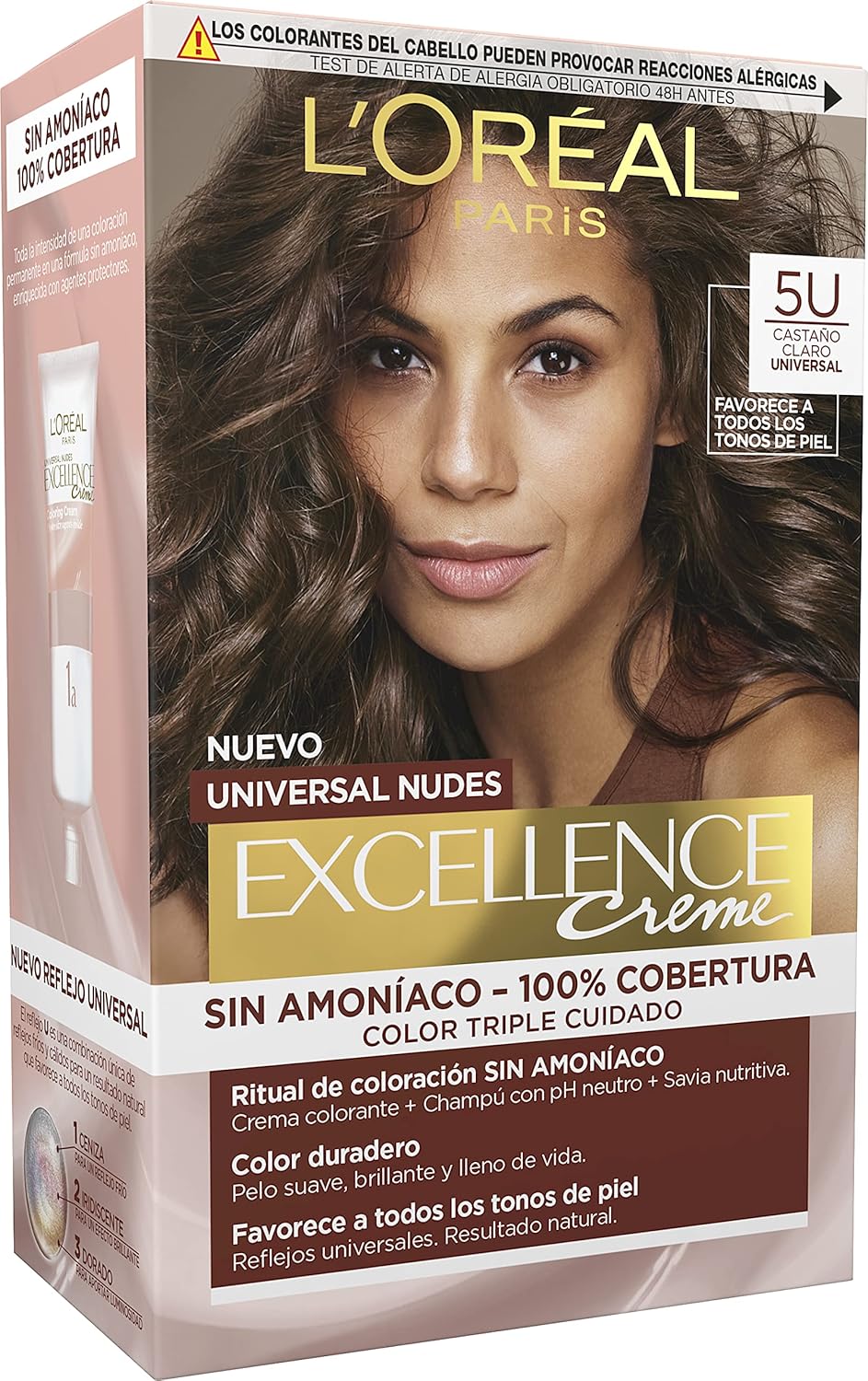 L'Oréal Paris Excellence Creme Universal Nudes Ink 5U-Light Brown