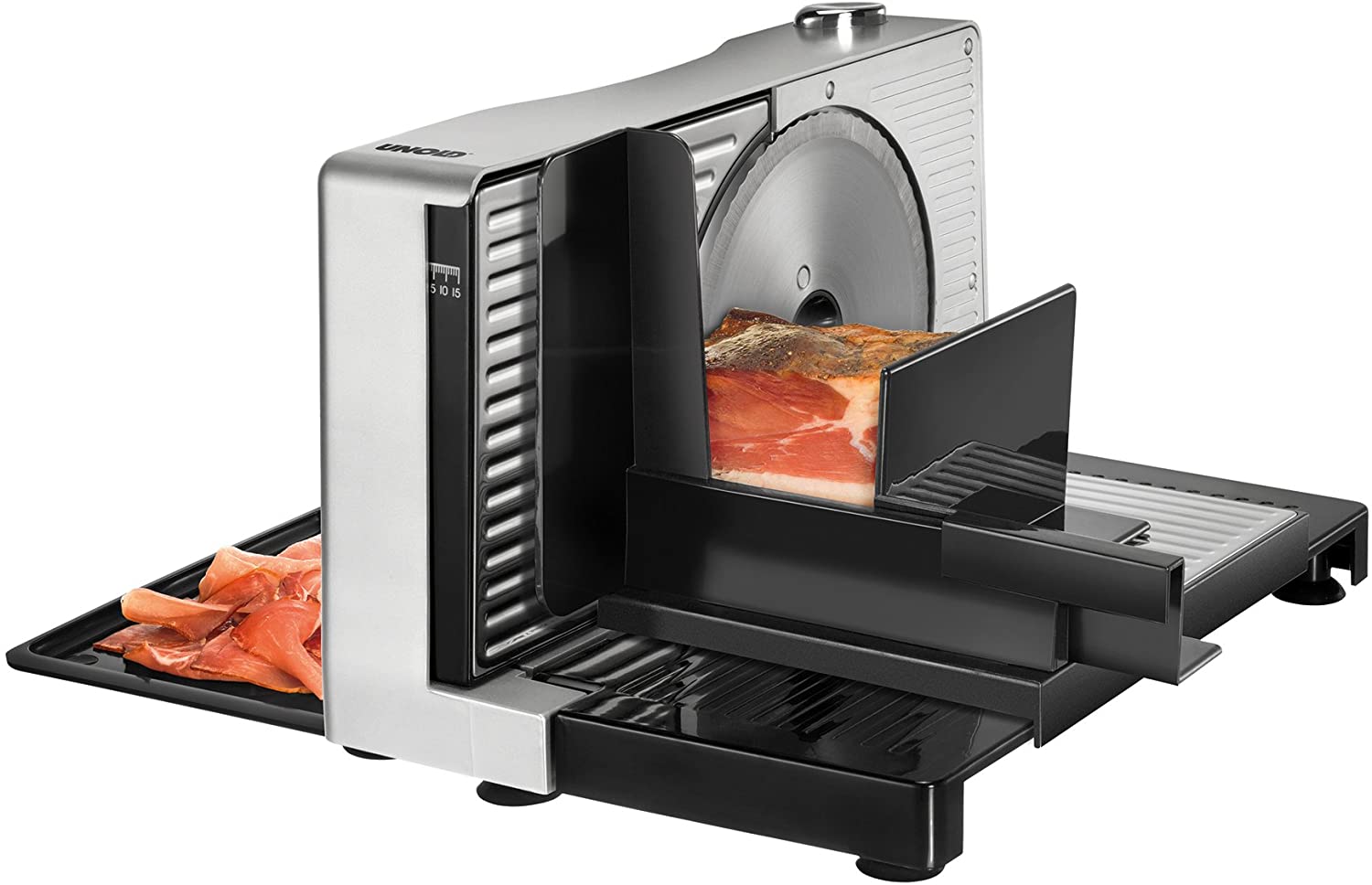 Unold Compact Slicer, 100 W, Silver/Anthracite