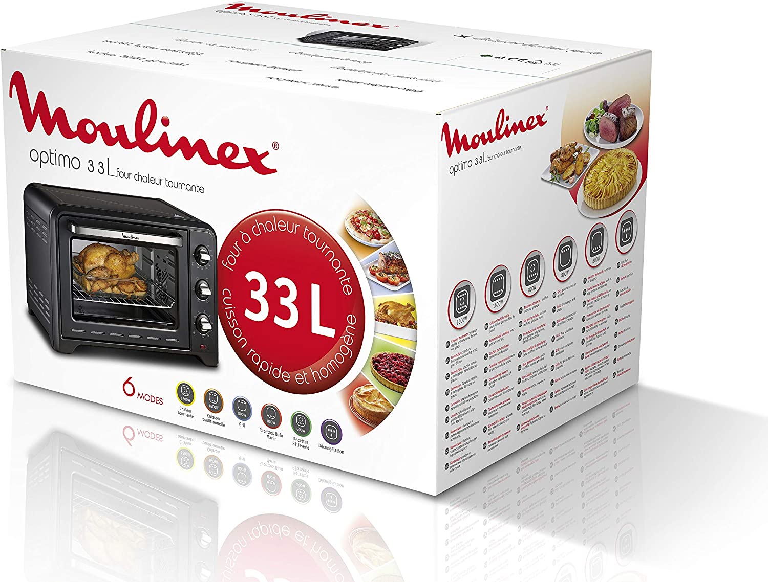 Moulinex Electric OX4648 33L Black