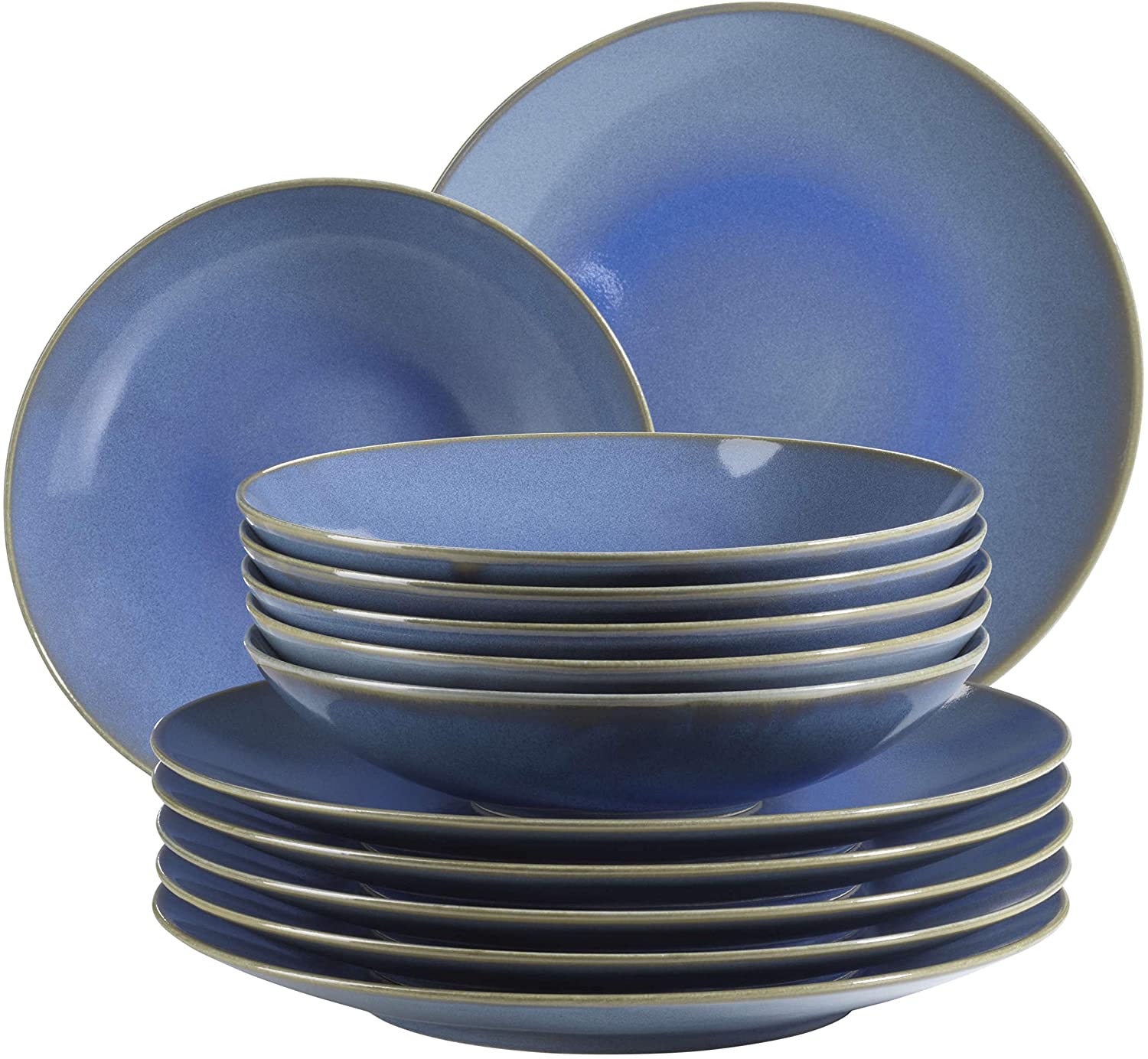 Maser Mäser Ossia Plate Set For 6 Persons