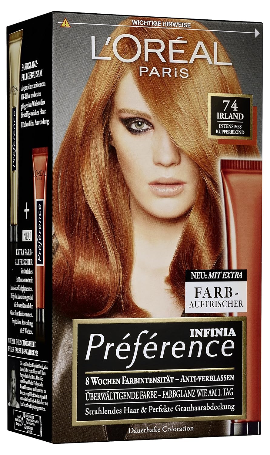 L'Oréal Paris L\'Oréal Paris Préférence 7.4 Copper Blonde Pack of 3