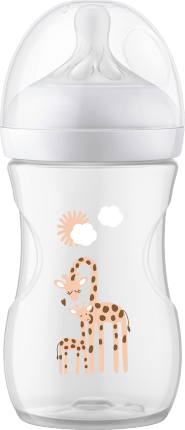 Philips Avent Baby bottle natural response white/giraffe, from birth, 260 ml, 1 st