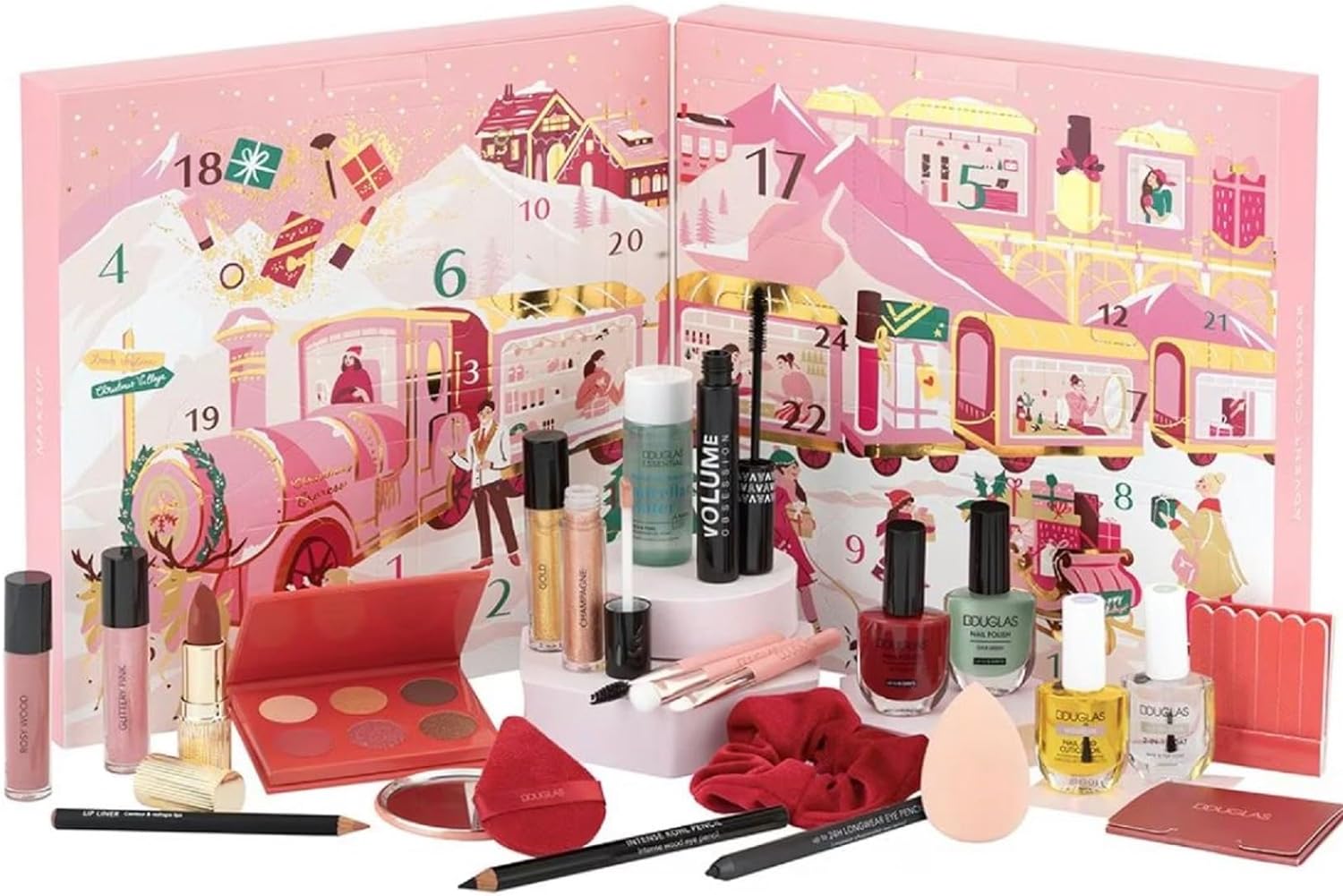 Jung DOUGLAS Advent Calendar 2023 Skincare Cube, Exclusive Women + Girls Care Advent Calendar, Value 140€ Woman Advent Calendar