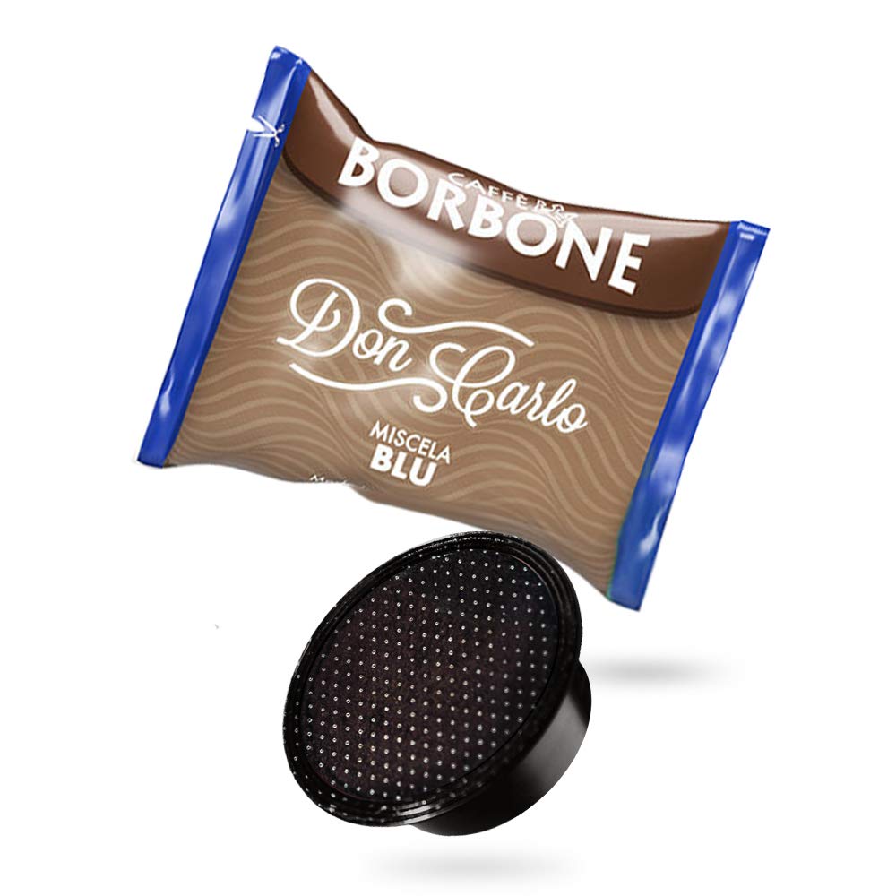 Don Carlo Caffè Borbone I0386 coffee capsules, blue blend, 400 pieces, compatible with A Modo Mio