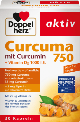 Doppelherz Curcuma 750 capsules 30 pcs., 26.7 g