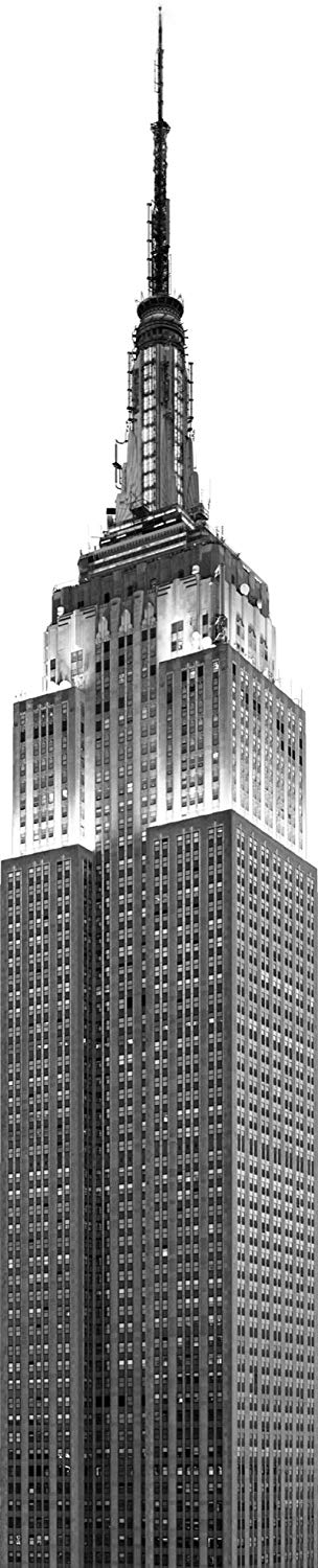 'Komar Non-Woven Wallpaper "Empire State Building, 50 x 250 cm, 1 Tracks