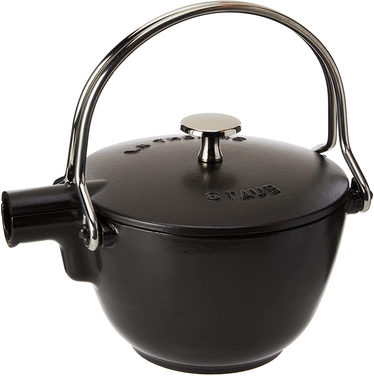 Staub 16.5Cm/1Pt Rnd Teapot Black