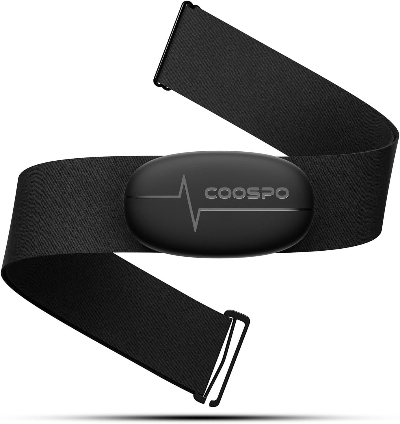 CooSpo Store COOSPO H6M Heart Rate Monitor Heart Rate Strap Chest Strap Bluetooth ANT+ Connectivity Heart Rate Sensor ECG Measurement IP67 Waterproof Compatible with Wahoo, Elite HRV, Rouvy, Adidas Run, Kinomap,