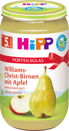 HiPP Fruits Williams-Christ pears with apple, from the 5th month, 250 g