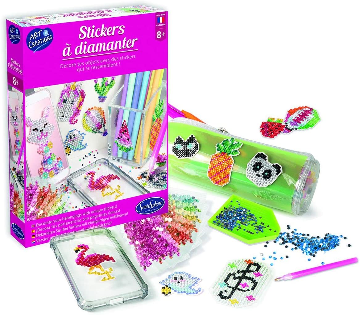 Sentosphere 03254 Rhinestone Sticker Craft Kit, Multi-Colour