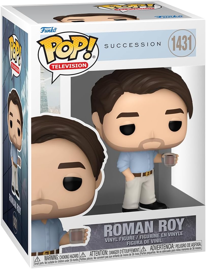Funko POP! TV: Succession - Roman Roy - Vinyl Collectible Figure - Gift Idea - Official Merchandise - Toy for Children and Adults - TV Fans - Model Figure for Collectors and Display