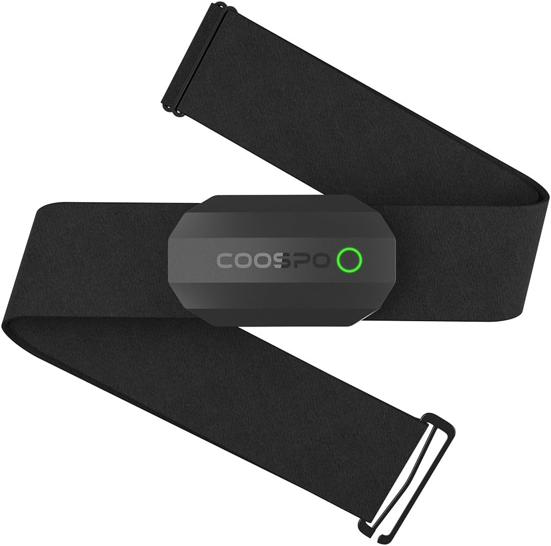 CooSpo Store COOSPO H808S Chest Strap Heart Rate Monitor ANT+/Bluetooth Heart Rate Monitor Sensor, HRM Premium Heart Rate Strap HRM Measurement IP67 Waterproof, Compatible with Polar, Wahoo, Garmin, Zwift, Strava