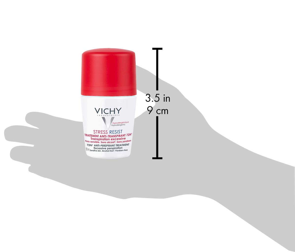 Vichy Deodorant, pack of 1 (1 x 50 ml), ‎white