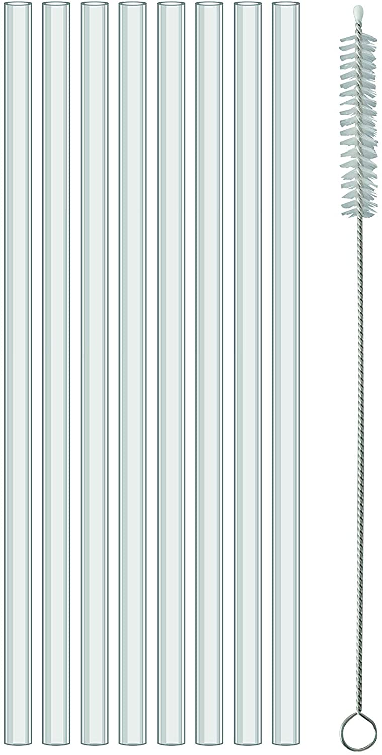 Koziol Cheers Straws Safety Straws 200 mm with Brush