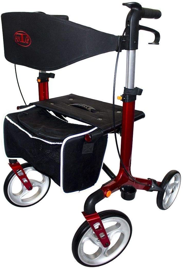 Antar Premium Aluminium Rollator Red AT51111