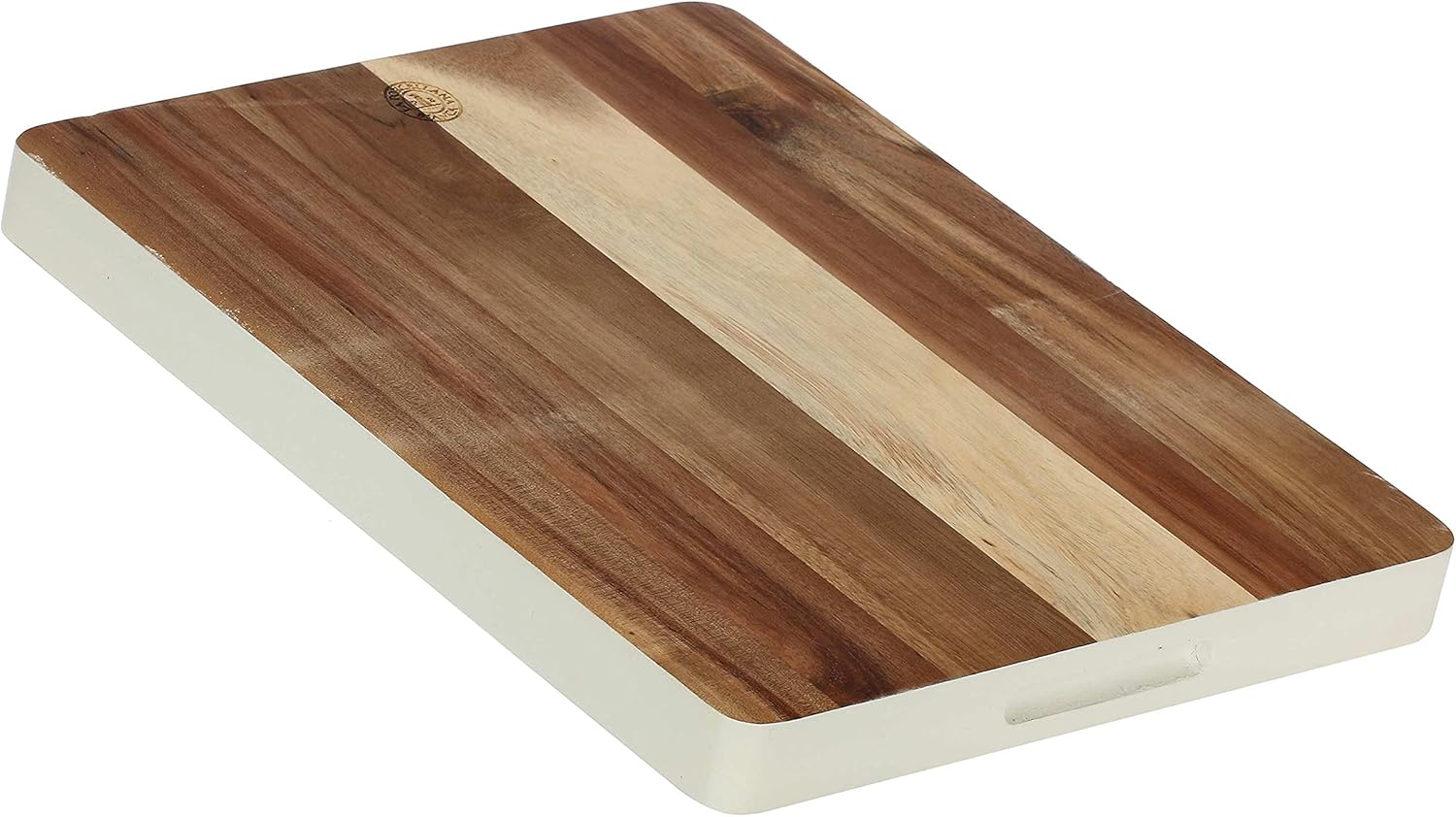 THUN La Porcelain White Wooden Chopping Board 35.6 x 28 x 3 cm