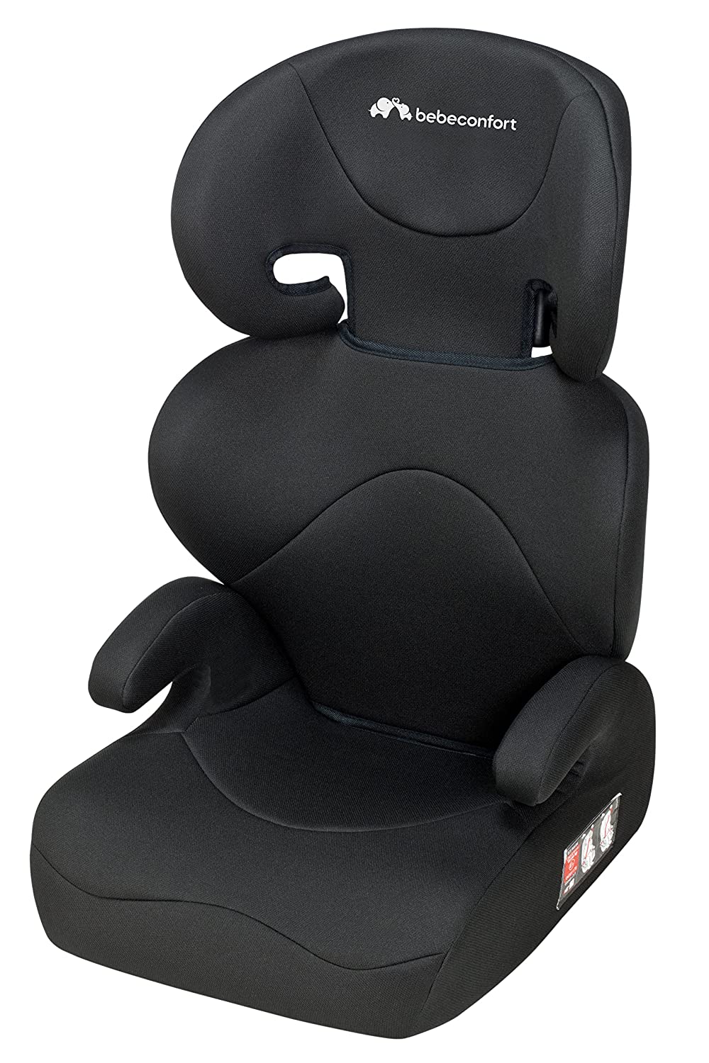 Bebeconfort Road Safe Height Adjustable Child Seat for Children from 3 Months to 10/12 Years 15-36 kg Full Black